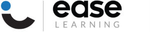 ease learning written in black and grey font with logo to the left